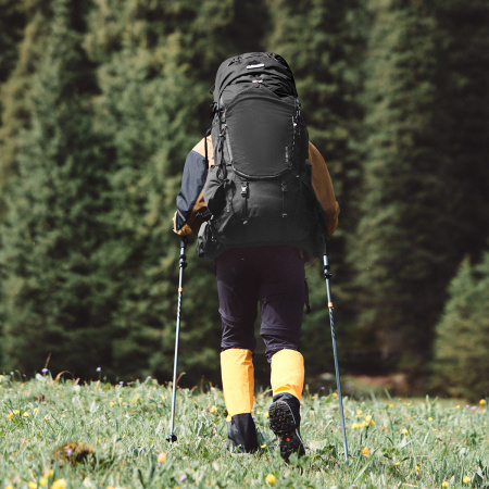 Рюкзак туристический Naturehike Helium Series 70 л, размер L, черный CNK2450XB014-B70LL
