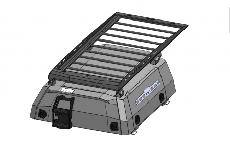 Кунг экспедиционный трехдверный III поколения KDT Toyota HILUX 2015-   15283