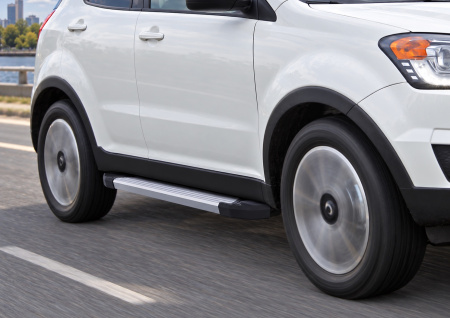 Фото изделия: Порог Silver Rival Mitsubishi/ Nissan Terrano/Renault Duster /Ssang Yong/Suzuki F173AL — изображение 9