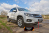 Защитная сетка решетки переднего бампера (Track & Field) Русская артель Volkswagen Tiguan 2011-2015   SRV-135502