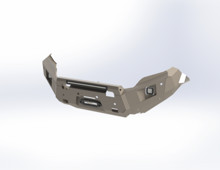 Накладки на бампер передний Toyota Land Cruiser Prado 150 2013-2017 под расширители арок STC-TLCP150/13-BFR-BUH