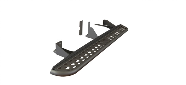 Пороги силовые Nissan Patrol Y62 цельная ступень STC-NPY62-S-C1