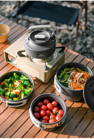 Чайник Naturehike 0,8л., алюминий, серый CNK2450CF010-08