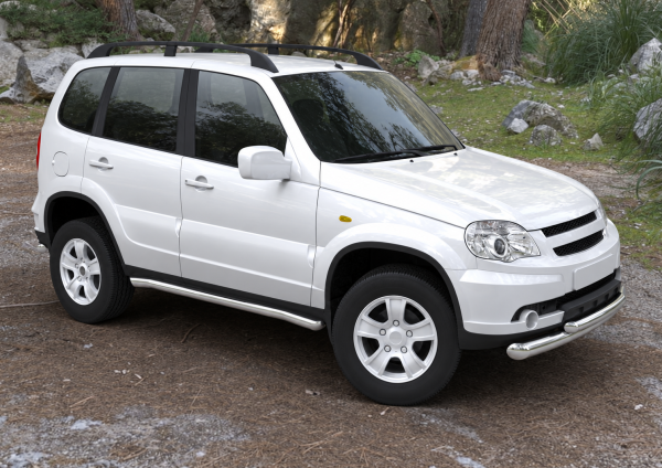 Фото изделия: Защита порогов d57 Rival Chevrolet Niva 2009- R.1004.007