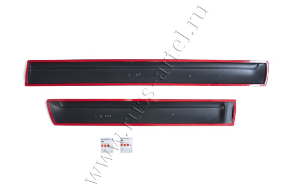 Молдинги на двери узкие Русская артель Nissan Navara 2005-2010  MN-077302