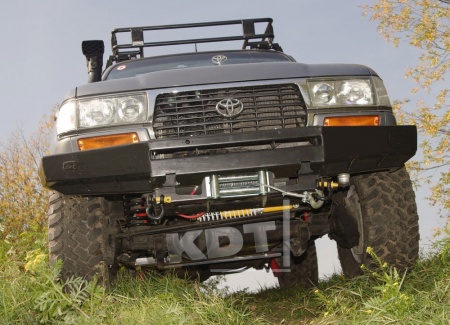 Бампер передний силовой без кенгурина "Спорт" KDT Toyota Land Cruiser 80    01017