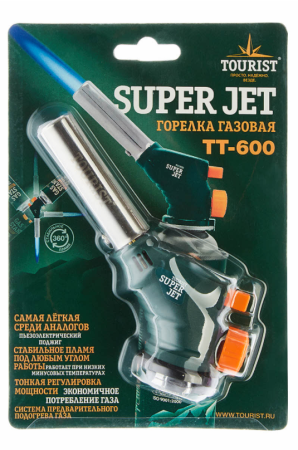 Резак газовый TOURIST X-TORCH с пьезоподжигом и системой подогрева газа  TT-500