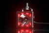 Светодиодные фары дальнего света AURORA 76x76 мм 30W с RGB подсветкой (комплект 2 шт) ALO-D3T-2-P23Q