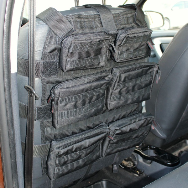 Органайзер на сиденье модульный Тип2 (6 подсумков на молнии оксфорд 600, черный), Tplus  T009630