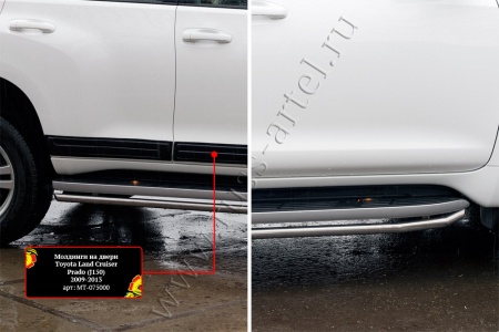 Молдинги на двери Русская Артель Toyota LC Prado 150 2013+ MT-075000