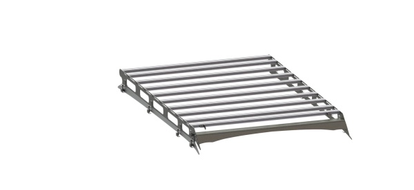 Багажник экспедиционный STC Toyota Land Cruiser 80 ШТОРКА с задним светом  STC-TLC80-TR1-L2