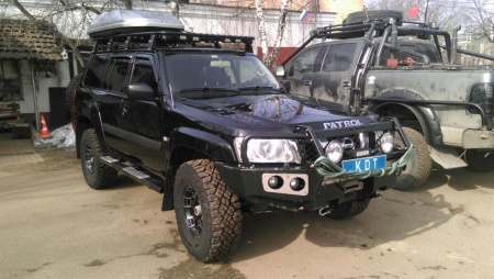 Багажник-площадка экспедиционный алюминиевый KDT Nissan Patrol 05072L 