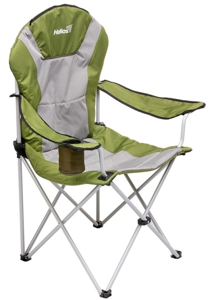 Кресло складное Helios зеленый/темно-зеленый ромб  Т-HS-750-99806H-06