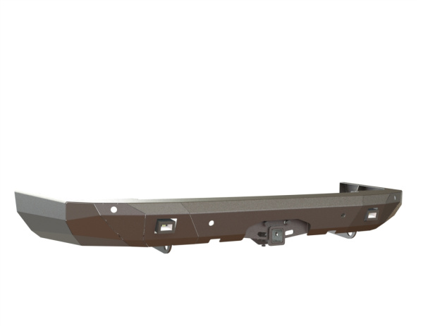 Бампер задний Toyota Land Cruiser Prado 150 2017-2024 фары заднего хода STC-TLCP150/17-BRR-L3+L3