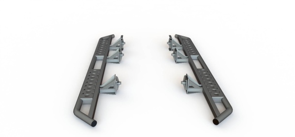 Пороги силовые Toyota Tundra 2006-2013 раздельные ступени STC-TT6-S-C2