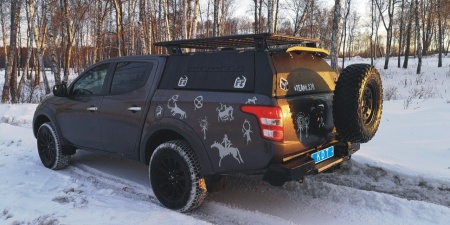 Кунг экспедиционный трехдверный III поколения KDT Mitsubishi L200 2015-  13283