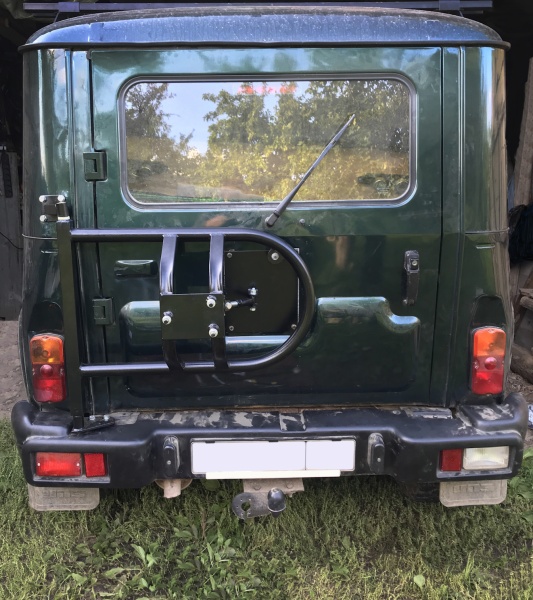 Кронштейн крепления запасного колеса (калитка) для УАЗ-469, 3151 Hunter un36