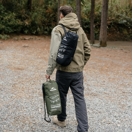 Раскладушка Naturehike XJC04 NEW 190х70х38 см, до 155 кг, зеленая NH19JJ006-DGRS