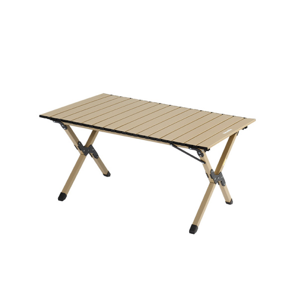 Стол туристический Naturehike Star Jane T01 складной, 89х60х44,5 см, с Х-образными ножками, бежевый CNK2550JJ018-KHM