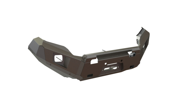 Бампер передний Toyota Land Cruiser Prado 150 2013-2017 REVO под балку и ПТФ STC-TLCP150/13-BFR-C1-L1L4