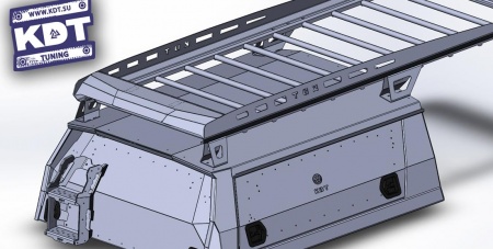 Кунг экспедиционный трехдверный KDT  Volkswagen Amarok  2528