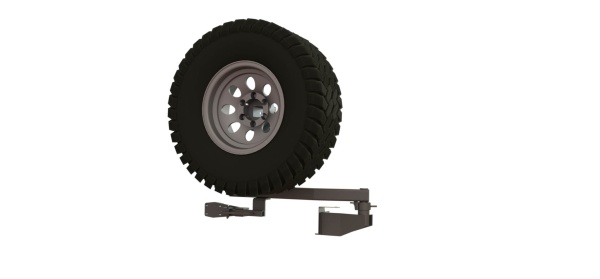 Калитка в штатный бампер Toyota Land Cruiser 105