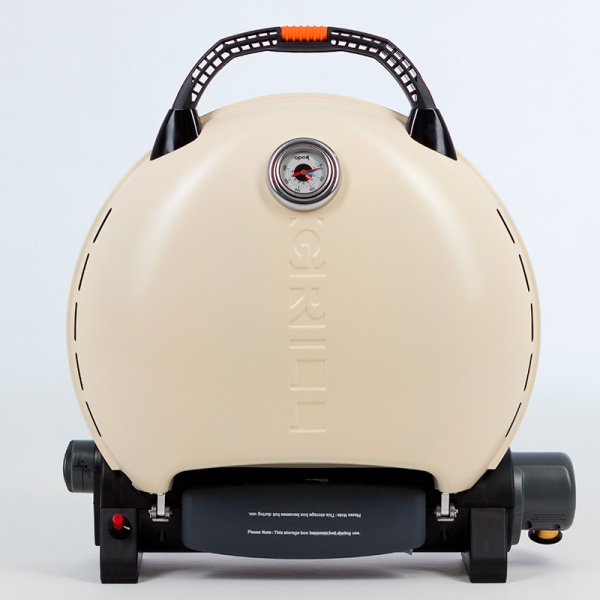  Гриль газовый O-GRILL 700T bicolor черный-кремовый (в комплекте адаптер тип А) 700T_CREAM