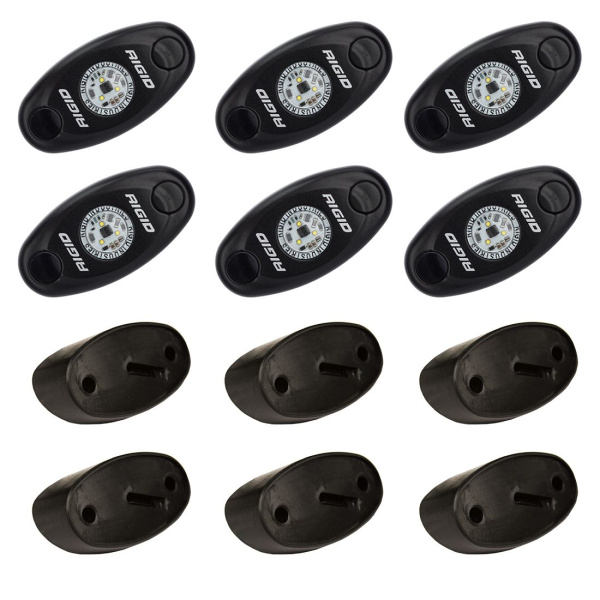RIGID Rock Light Kit- Янтарный цвет свечения (6 модулей) 400293