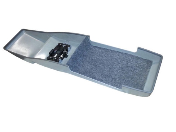 Консоль потолочная для установки р/c УАЗ Патриот рестайл. 2014, вырез под р/c 140х40 мм,серая,УП2015  274