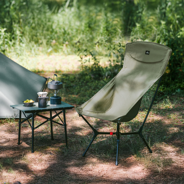 Кресло туристическое Naturehike Yamami YL01 складное, 81,5х56х99 см, до 140 кг, зеленое CNK2550JJ013-HGRL