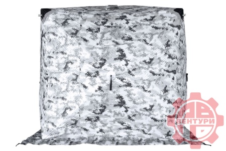 Палатка зимняя Улов КУБ утепленная., пиксель-зима 200*200*210см.  2001