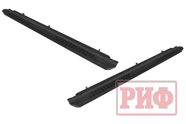 Пороги РИФ силовые алюминиевые для RAM (Dodge) 1500 Rebel 2019+ RIFDR1-40700