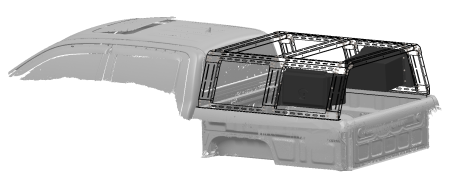 Ящик инструментальный для грузового каркаса STC Sollers ST8 2024+ STC-SST8/24-CFS-BOX