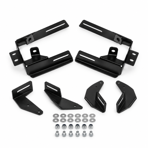 Фото для каталога: Крепеж к порогам-площадкам Rival Toyota Hilux 2005-2011-2015 9.5703.1