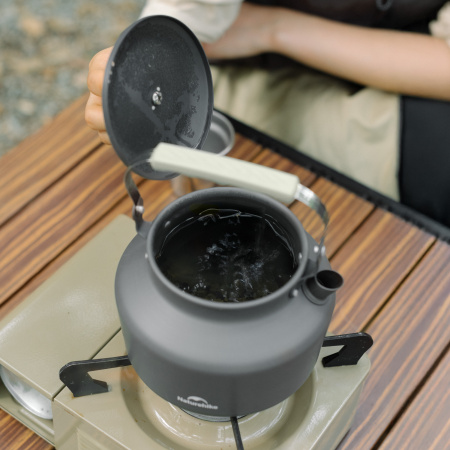 Чайник Naturehike туристический, 1,4 л., алюминий, серый CNK2450CF030-17