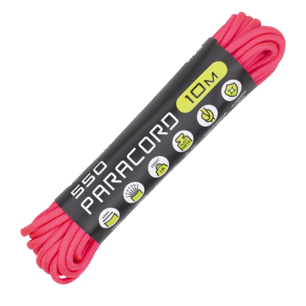 Паракорд 550 CORD nylon 10м (neon pink)  550.N10.N.PN