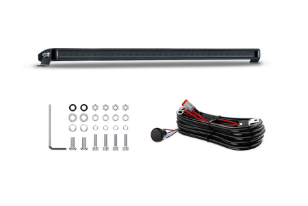 Светодиодная фара водительского света AURORA 1270 мм 250W LED с RGB подсветкой ALO-S5D1-50-R4R5Q