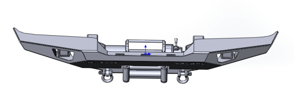 Бампер передний 4X4TUN.RU Nissan Patrol Y60 (Под боди-лифт 50-60мм)  4X4NPY60-BP1