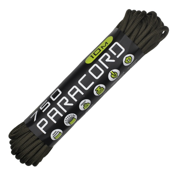 Паракорд 750 CORD nylon 10м (army green)  750.N10.A.GR