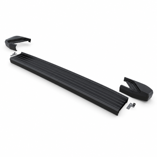 Фото для каталога: Порог Black Rival Mitsubishi/ Nissan Terrano/Renault Duster/ Ssang Yong/Suzuki F173ALB