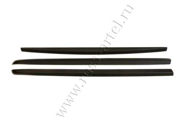 Комплект накладок на боковые борта и задний откидной борт со скотчем 3M Mitsubishi L200 2015-2018 (V дорестайлинг) NM-158402