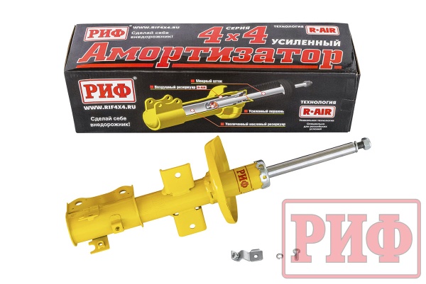 Амортизатор РИФ передний Suzuki Grand Vitara 2 JT 2005-2015, Escudo 3 2005-2017 лифт 40 мм  SA249