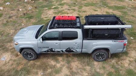 Силовой каркас-кунг Baja Racing (тип Т) с 2-мя большими боковыми ящиками Ford F-150, Toyota Tundra YHA002-A-01