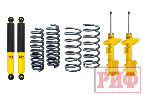 Лифт-комплект РИФ Suzuki Grand Vitara 2005-2015, Escudo 2005-2017 лифт 40 мм RIF-GVJT-B