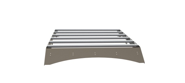 Багажник экспедиционный УСИЛЕННЫЙ STC Toyota Tundra Double Cab с рабочим светом   STC-TTDC-TRH-L3