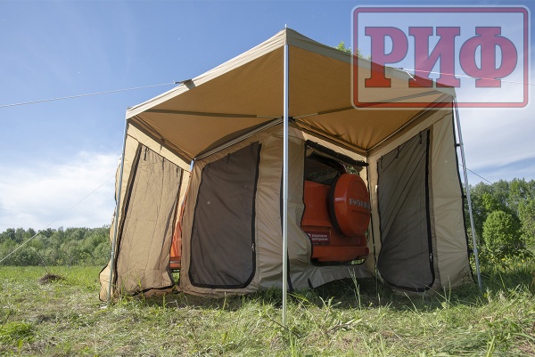 Маркиза автомобильная РИФ веерная 2х2 м (левая)  WIN2020L