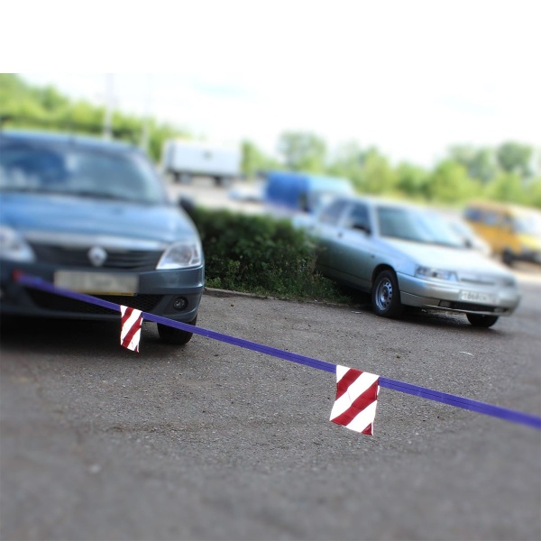 Флажок со световозвращающей лентой для буксировочных ремня/троса Tplus T001829