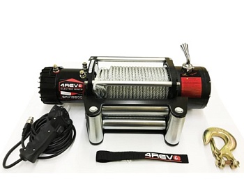 Лебедка автомобильная 4REVO SRX 13500 12В стальной трос 4R-W133A-12
