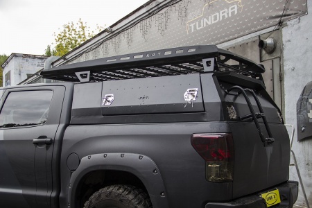 Багажник алюминиевый для кунга KDT на Toyota Tundra. 222807L
