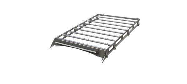 Багажник экспедиционный STC Toyota Land Cruiser 80 с дальним и задним светом  STC-TLC80-TR-L1L2